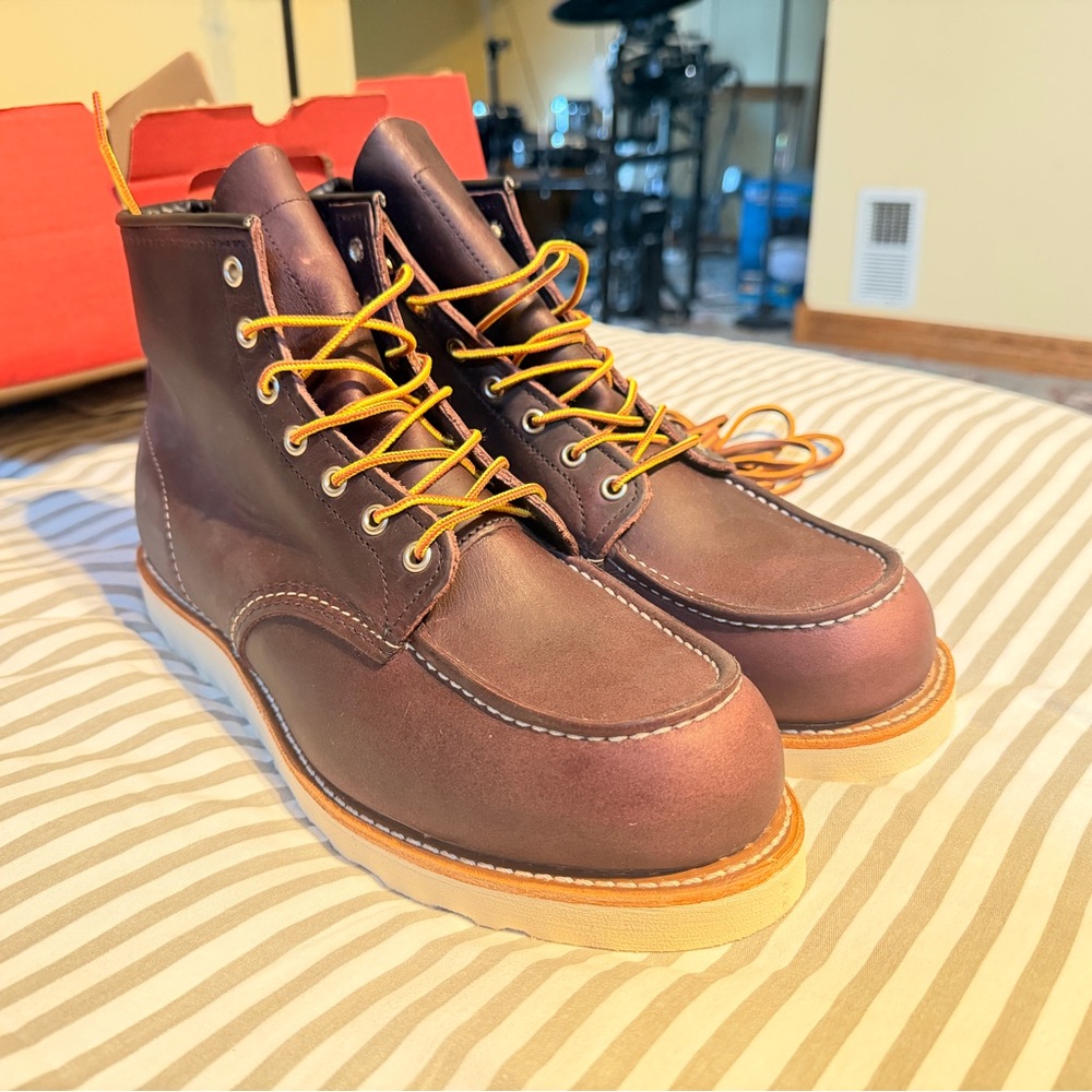 Red Wing Black Cherry 6” Moc Toe